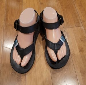 Leather Teva sandals . Size 8.